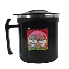 1 Pc Apex Cat Mug – 250 ml Stainless Steel Insulated Inner with Cute Cat Print - justgrabit.in | Just Grab It
