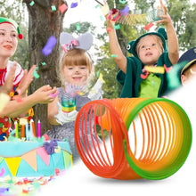 Rainbow Slinky Spring Toy – Compact, Portable Fun Toy for Kids & Adults, Great for Birthdays (1 Pc) - Justgrabit Inc.
