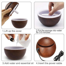 Ultrasonic Aromatherapy Humidifier USB Desktop (130 ML / 1 Pc) - justgrabit.in | Just Grab It