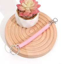 Elastic Spiral Coil Keychain Bracelet with Metal Key Ring and Clip Hook (1 Pc) - Justgrabit Inc.