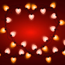 8 Feet 12 Wish Heart Ball String LED Lights With Color Box for Home Decoration, Diwali & Wedding LED Christmas Light Indoor and Outdoor Light ,Festival Decoration (Wishing Ball Multicolor) - justgrabit.in | Just Grab It