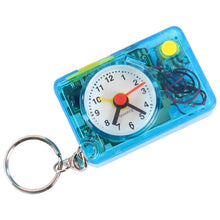 Mini Alarm Clock Keychain – 1PC Portable Quartz Analog Clock Key Ring - justgrabit.in | Just Grab It