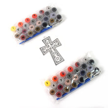 Paint by Number Kits 2 Set 20 Number Color, 6 paint brushes (2 Set) - justgrabit.in | Just Grab It