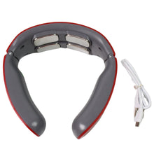 4 Heads Smart Electric Neck and Back Pulse Massager (1 Pc / Mix Design) - justgrabit.in | Just Grab It