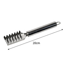 Stainless Steel Fish Scale Remover Scraper – Sawtooth Kitchen Tool - Justgrabit Inc.
