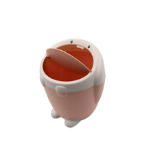 Little White Rabbit Trash Can Small Garbage can with lid Trash can for Cars Mini Dumpster for Desk Tabletop Litter bin Bunny Trash can Rabbit Garbage can,Mini Dustbin Garbage can for Desk - justgrabit.in | Just Grab It