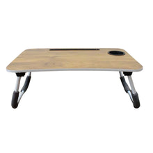 Multi - Purpose Laptop Desk for Study and Reading with Foldable, Cupholder & Drawer (1 Pc / Mix Plain Design / 58×38 Cm) - justgrabit.in | Just Grab It