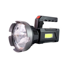 Heavy - Duty Rechargeable USB LED Hand Torch with COB Side Light (1 Pc) - justgrabit.in | Just Grab It