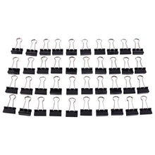 Heavy - Duty Black Binder Clips Set (19 mm, 40 Pc) - justgrabit.in | Just Grab It