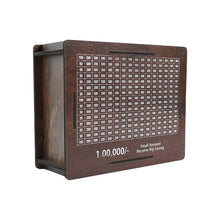 Wooden Money / Piggy Bank, Money Box (1 Pc / Pen Not Included) - Justgrabit Inc.