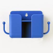 1 Pc Blue Wall mount Mobile Stand With Hook - justgrabit.in | Just Grab It