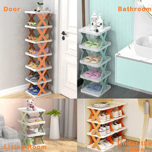 6 Layer Foldable Shoe Rack, Portable Storage Organizer for Home & Office - justgrabit.in | Just Grab It