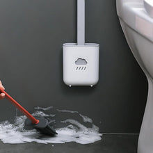Silicone Toilet Brush with Holder (Without Box) - justgrabit.in | Just Grab It