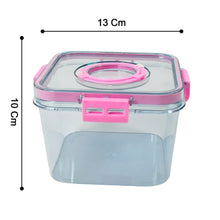 High Quality Plastic Food Storage Container Clear Washable Refrigerator Food Box Food Container Fruit Box Container with Lid (1400 ML) - Justgrabit Inc.