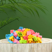 Pixel Cubes Toy for Children Early Education, Pixel Game Educational Board Games Board, Birthday Gift for Kids, Learning Math Toy, Brain Games, Math Puzzle (Approx 180 Cubes With Pixel Board & Book) - Justgrabit Inc.