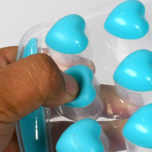 Easy Push - UP ice Tray, With Flexible Silicon Bottom, Heart Shape 18 Cube Trays - justgrabit.in | Just Grab It