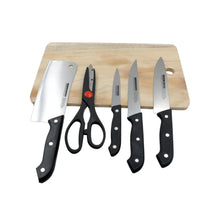 Stainless Steel 6 Piece Kitchen Knife Knives Set For Home Restaurant - justgrabit.in | Just Grab It