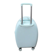 17849 Suitcase For Kids, Girls Green Small Cabin Hard Cover Holiday Carry On Trolley with Extendable Handle, Children's Luggage, Trolley Rolling Luggage for Toddlers Men Woman (Mix Color) - Justgrabit Inc.