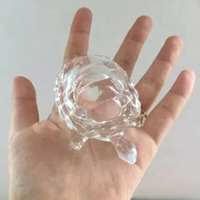 Crystal Glass Turtle - Tortoise for Feng Shui and Vastu - Justgrabit Inc.