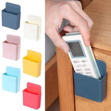 Multipurpose Plastic Wall Mounted Remote & Mobile Holder Stand – (Pack of 4) - justgrabit.in | Just Grab It