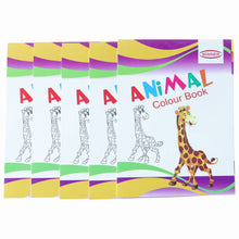 Kids Animal Theme Colouring Book Set ( 5 Pc / Mix Color Books) - justgrabit.in | Just Grab It