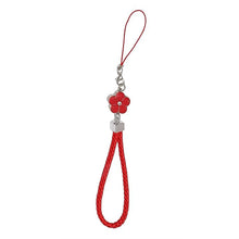 Flower Shape metal alloy pendant Nylon Braided leather hand strap lanyard phone (1 Pc / Multicolor) - justgrabit.in | Just Grab It