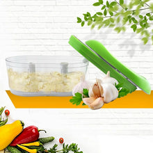 Manual Hand Push Garlic Cutter & Vegetable Chopper (1 pc) - Justgrabit Inc.