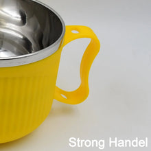 Safe Double - Layer Maggie Bowl with Lid & Handle – Versatile Bowl for Cereals, Fruits, Ramen & More - Justgrabit Inc.