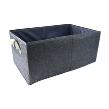 FOLDABLE CLOTH STORAGE BOX WITH HANDLES (47×28 CM) - justgrabit.in | Just Grab It
