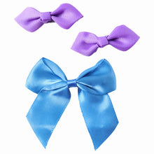 Elegant Satin Ribbon Bow Hair Clips Set (3 Pc) - justgrabit.in | Just Grab It