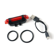 USB Rechargeable Bicycle LED Tail Light Set (1 Set) - justgrabit.in | Just Grab It