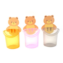 Cute Teddy Bear Toothbrush Holder for Kids (3 Pc Set) - justgrabit.in | Just Grab It