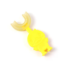Cute Cartoon Duck U - Shape Baby Toothbrush (1 Pc / Mix Color) - justgrabit.in | Just Grab It