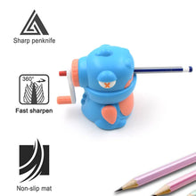 Sharpener for Pencil with Removable Tray Hardiness Steel Cutter, Kids Teddy Shaped Pencil Sharpener Machine, Birthday Return Gift Stationary Gifts - justgrabit.in | Just Grab It