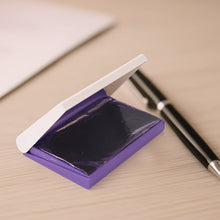 Yashu Plastic Stamp Pad Violet Ink, Quick - Dry Refillable Pad (1 Pc) - justgrabit.in | Just Grab It