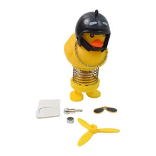Spring Doll Dance Toy Duck Car Bicycle Bell with Propeller Helmet (1 Pc / Mix Design) - justgrabit.in | Just Grab It