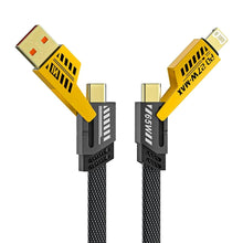 4 in 1 Fast Charging Cable With Multiport USB - C to Type C - justgrabit.in | Just Grab It