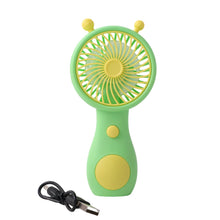 Cute Cartoon Style Rechargeable Mini Handheld Fan (1 Pc) - justgrabit.in | Just Grab It