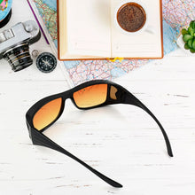 Protect Sunglasses | Clear Vision Glasses for Driving Car & Bike Riding Yellow/Black Glasses for Men and Women - justgrabit.in | Just Grab It