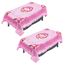 Floral Table Cover - (2 Pc / 58x38 Inch) - justgrabit.in | Just Grab It