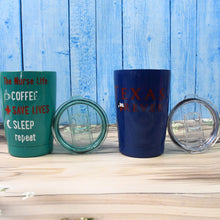 Stainless Steel Vacuum Insulated Mug with Lid, Tumbler (1 Pc / Mix Design & Color) - justgrabit.in | Just Grab It