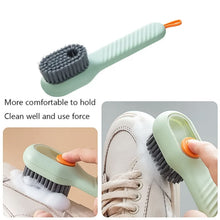 Cleaning Sponge Brush Liquid / Soap Dispenser & With 4 Refill Brush Heads (1 Set) - justgrabit.in | Just Grab It