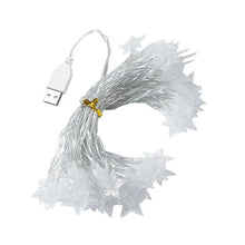 USB Powered 20 LED Decorative Star String Fairy Lights - Justgrabit Inc.