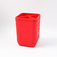 Officemate Pen Stand – Tri - Section Desk Organizer Stationery, Pens, Office Supplies - justgrabit.in | Just Grab It