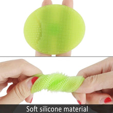 Bath & Facial Cleansing Brush, Soft Silicone Face Scrubber (2 Pc Set) - Justgrabit Inc.