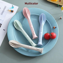 3 in 1 Reusable Spoon, Knife Forks Tableware, Spoon (3 Pcs Set) - justgrabit.in | Just Grab It