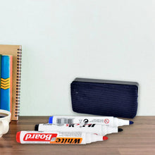 Whiteboard Marker Set (Blue, Black, Red) with Board Duster - Pack of 4 - Justgrabit Inc.