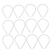 Premium Metal Wave Hair Bands for Men & Women (12 Pc) - justgrabit.in | Just Grab It