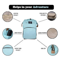Multifunction Diaper Bag for Baby Care Travel Backpack Large Capacity (1 Pc) - justgrabit.in | Just Grab It