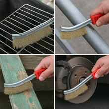 Stainless Steel Wire Hand Brush Metal Cleaner Rust Paint Removing Tool - justgrabit.in | Just Grab It